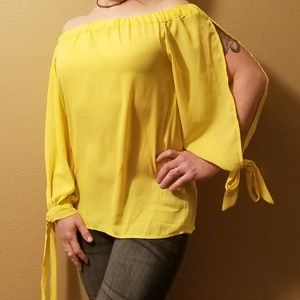 Bright Yellow Blouse